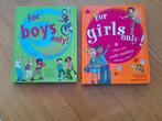 For boys only / For girls only, Livres, Livres pour enfants | Jeunesse | 10 à 12 ans, Comme neuf, Non-fiction, Enlèvement