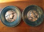 Set van 2 houten borden, Ophalen of Verzenden