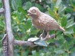 bronzen beeld van een vogel (2) op een hoge tak., Tuin en Terras, Ophalen, Nieuw