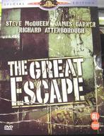 The Great Escape met Steve McQueen, James Garner, Richard At, Comme neuf, Coffret, Enlèvement ou Envoi