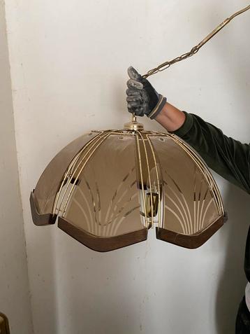 Luster ( glas bordeaux/paars/bruin) beschikbaar voor biedingen