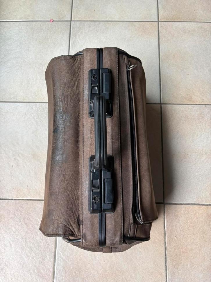 Dokterstas Rusticana Groot - Buffelleer, Handtassen en Accessoires, Koffers, Gebruikt, Leer, Minder dan 50 cm, Minder dan 35 cm