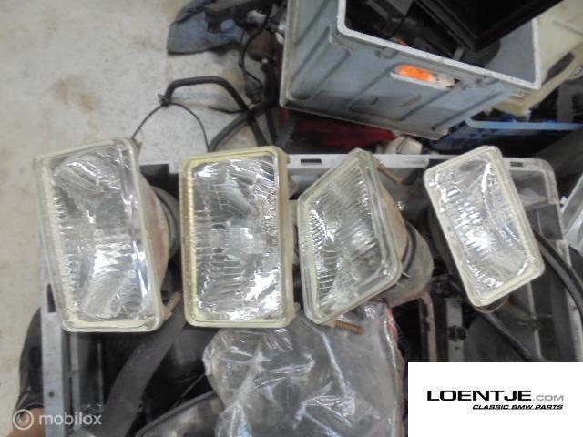 koplampen rechthoekig bmw e21 e30 vw golf taifun grill hella, Auto-onderdelen, Verlichting, BMW, Gebruikt, Ophalen of Verzenden