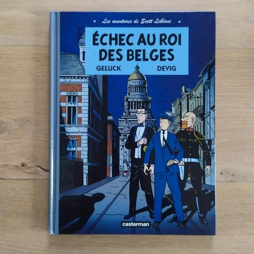 Scott Leblanc 4 Échec au roi des Belges Geluck Devig EO TBE, Boeken, Stripverhalen, Eén stripboek, Ophalen of Verzenden