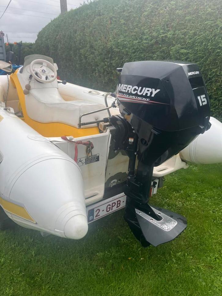 Mercury 15 pk efi, Watersport en Boten, Buiten- en Binnenboordmotoren, Zo goed als nieuw, Benzine, Ophalen