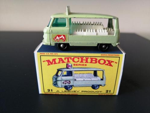 Lesney Matchbox Regular wheels #21 Milk Delivery Truck, Hobby en Vrije tijd, Modelauto's | Overige schalen, Zo goed als nieuw