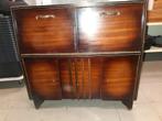 Oude radio met platenspeler, Antiek en Kunst, Ophalen