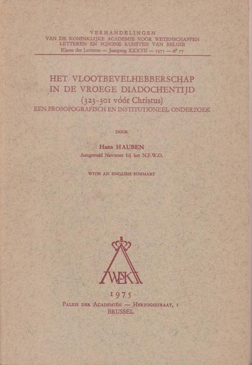 Het vlootbevelhebberschap in de vroege Diadochentijd, Livres, Guerre & Militaire, Comme neuf, Autres sujets/thèmes, Ne s'applique pas