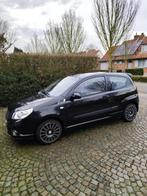 Chevrolet Aveo weinig km, Auto's, Chevrolet, 1206 cc, Zwart, Particulier, Euro 4