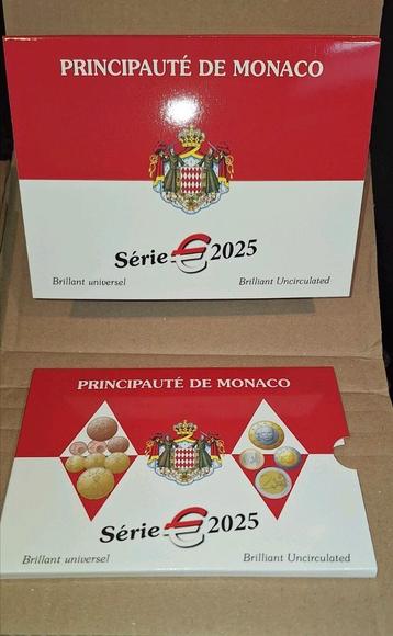 Serie 1 CT 2 EURO MONACO 2025 FDC KMS BU DIRECT BESCHIKBAAR  beschikbaar voor biedingen