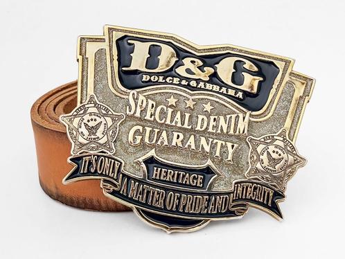 Dolce & Gabbana riem, Kleding | Heren, Riemen en Ceintuurs, Gedragen, Riem of Ceintuur, 105 tot 115 cm, Overige kleuren, Echt leder