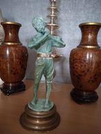 Blokfluiter  koper /  brons, Antiquités & Art, Antiquités | Bronze & Cuivre, Bronze, Enlèvement