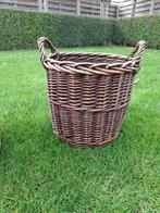 Rieten Mand, Huis en Inrichting, Woonaccessoires | Schalen en Manden, Ophalen, Mand, Rond, Nieuw