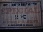 Oude Bierreclame F|d De Landsheer St-Lievens-Houtem, Ophalen of Verzenden
