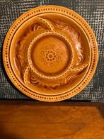 6 Bruine tapasborden of fondueborden, Huis en Inrichting, Keuken | Servies, Ophalen of Verzenden, Gebruikt, Aardewerk, Bord(en)