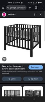 Park baby zwart met aerosleep matras, Kinderen en Baby's, Ophalen, Zo goed als nieuw