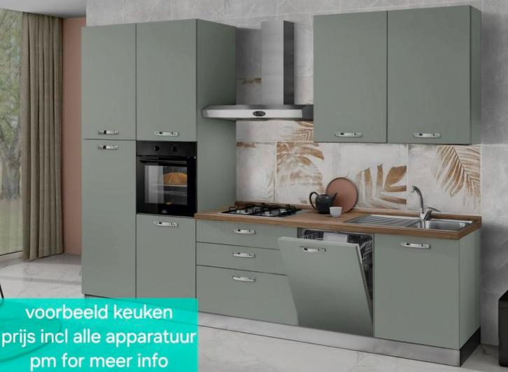 Nieuwe complete keukens incl. apparatuur div. mogelijkheden, Huis en Inrichting, Keuken | Complete keukens, Nieuw, Ophalen
