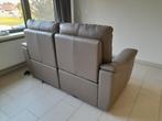 Lederen zetel te koop, Ophalen, 150 tot 200 cm, Tweepersoons, Zo goed als nieuw