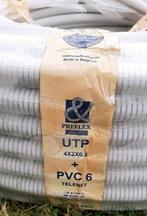Preflex UTP + coax kabel telenet PVC 6 / 20 meter, Doe-het-zelf en Bouw, Ophalen, Zo goed als nieuw