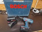 Schroefboormachine blauwe BOSCH 9,6 VE2, Doe-het-zelf en Bouw, Ophalen, Gebruikt
