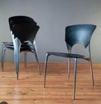 2 Chaises SILLA DRIADE, Maison & Meubles, Chaises, Design, Comme neuf, Enlèvement, Noir