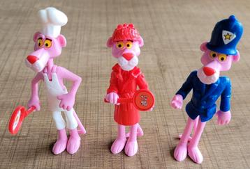 The Pink Panther: 3 oude figuurtjes