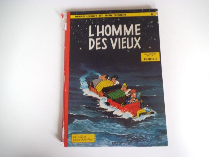 Marc Lebut et son voisin 2 l'homme des vieux   1969, Boeken, Stripverhalen, Gelezen, Eén stripboek, Ophalen of Verzenden