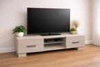 Modern tv-meubel in lichte houtkleur – strak design, Ophalen, Zo goed als nieuw