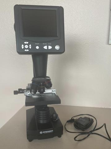 Microscope Bresser Optik 52011000 LCD 50-500 Digital 2000x, Enlèvement ou Envoi, Comme neuf, 1000x ou plus, Microscope biologique