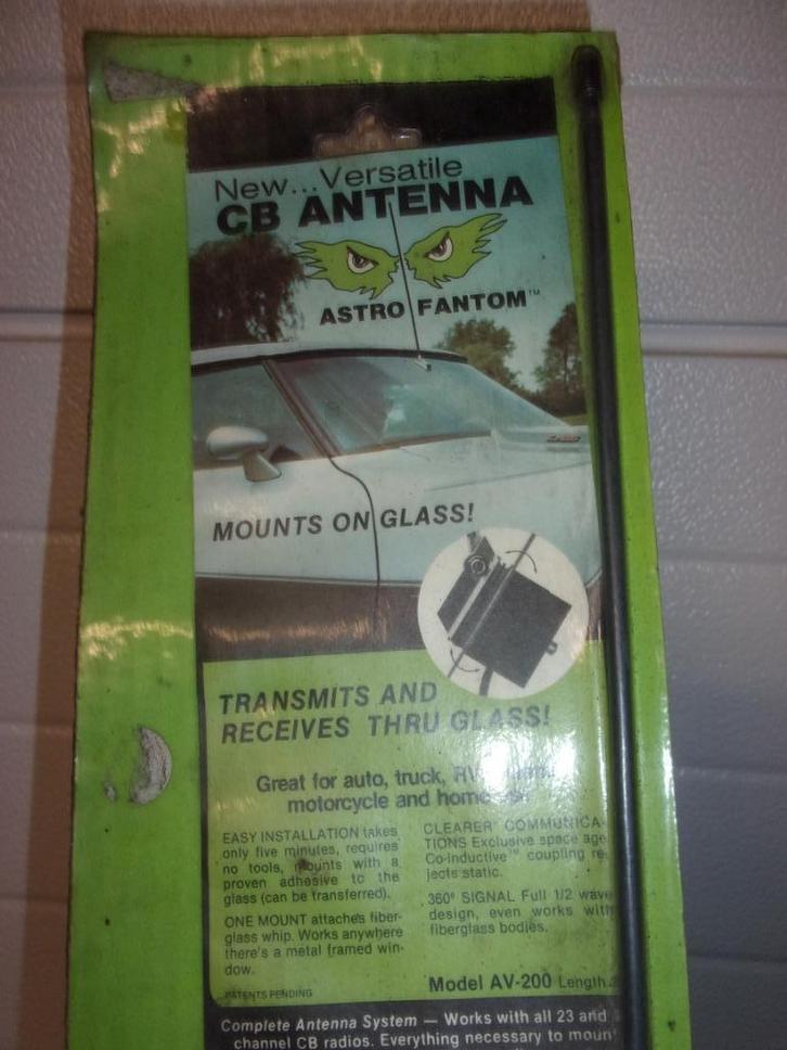 antenne cb avant  unique sans perchage, Telecommunicatie, Antennes en Masten, Antenne, Ophalen