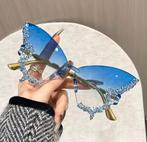 Lunette papillon de soleil bleue pout femme