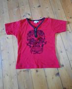 Fiction skull tshirt "S", Kleding | Dames, Fiction, Ophalen of Verzenden, Zo goed als nieuw, Korte mouw