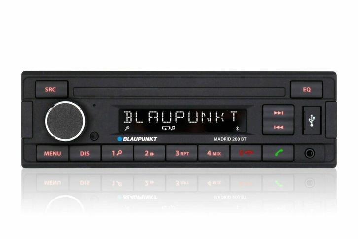 Blaupunkt Madrid 200 BT retrolook, Auto diversen, Autoradio's, Zo goed als nieuw, Ophalen of Verzenden