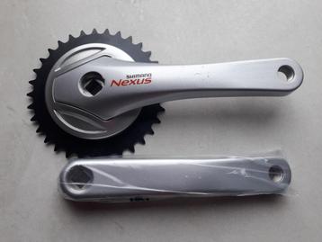 Shimano Nexus Crankstel voor naafversnelling NIEUW aan - 50% disponible aux enchères