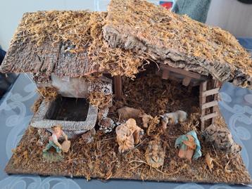 Kerststal te koop met vaste beelden erop, Divers, Noël, Enlèvement