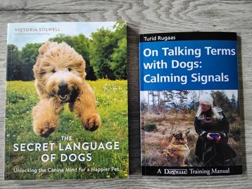 2 boeken gedrag opvoeding training hond Engelstalig beschikbaar voor biedingen