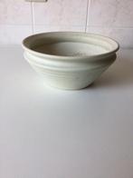 Wit/licht groene stenen bloempot, Tuin en Terras, Ophalen of Verzenden, Zo goed als nieuw, Steen