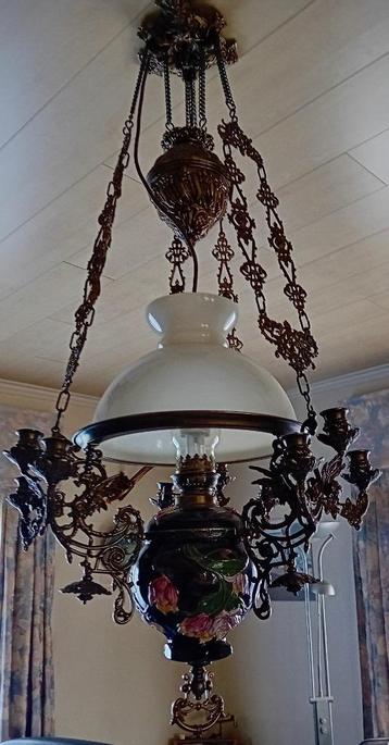 Vintage (koperen?) luster. beschikbaar voor biedingen