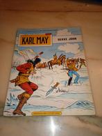 Couverture en papier Karl May de couleur bleu, blanc, marron, Une BD, Enlèvement ou Envoi, Utilisé, Willy Vandersteen