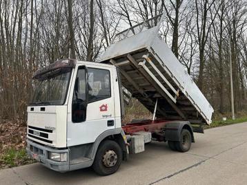Iveco EuroCargo 75 E14 / KIPPER / 135060 KM ! (bj 1997), Auto's, Vrachtwagens, Achterwielaandrijving, Iveco, Bedrijf, 140 pk