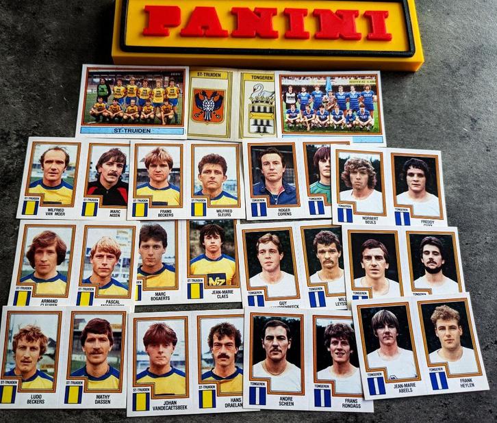 PANINI FOOTBALL 84  ST TRUIDEN / TONGEREN  15 STICKERS 1984, Hobby en Vrije tijd, Stickers en Plaatjes, Nieuw, Verzenden
