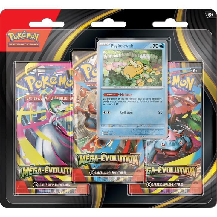 Pokemon Tripack Mega Evo ME01 FR, Hobby en Vrije tijd, Verzamelkaartspellen | Pokémon, Nieuw, Boosterbox, Ophalen