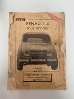 Oud onderhoudsboekje en handleiding Renault 4, Livres, Autos | Livres, Enlèvement, Comme neuf, Renault