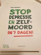 Bob Vansant - Stop depressie en zelfmoord in 7 dagen!, Boeken, Ophalen of Verzenden, Bob Vansant