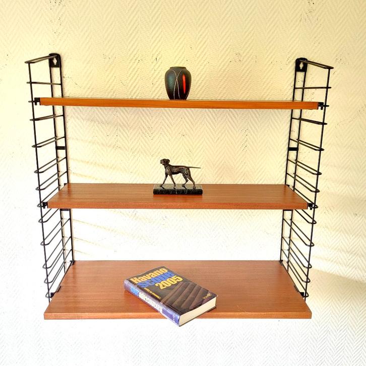 ✔️ Tomado Teakhouten vintage plank 60'70', Huis en Inrichting, Woonaccessoires | Wandplanken en Boekenplanken, Verzenden