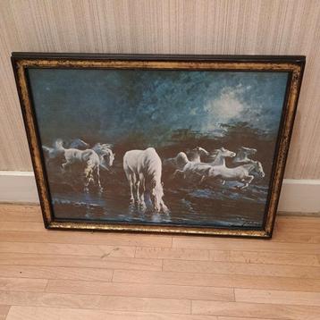 Kader met afbeelding van paarden., Enlèvement, Comme neuf