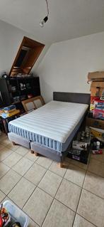 Boxspring + matras, Huis en Inrichting, Ophalen, Gebruikt, 140 cm, Twijfelaar