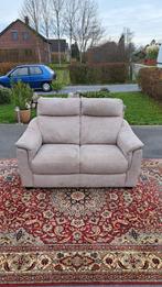 Tweezitsbank in leer, Huis en Inrichting, Ophalen, Leer