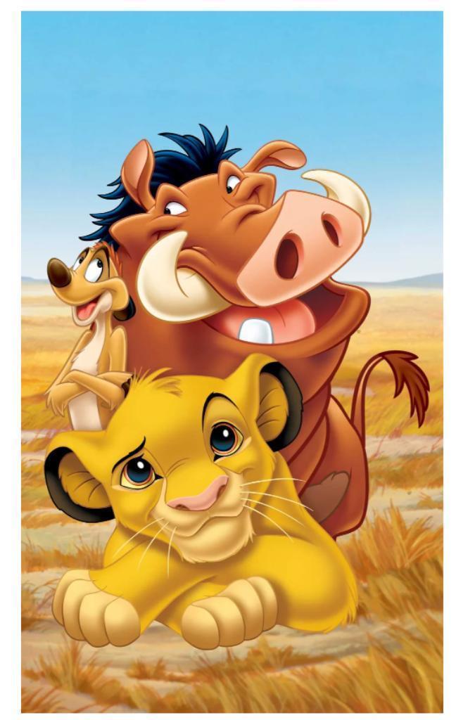 Lion King Handdoek / Gastendoekje - 30 x 50 cm - Disney, Kinderen en Baby's, Kinderkleding | Kinder-zwemkleding, Nieuw, Overig