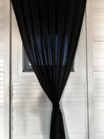 3 x gordijnen, Huis en Inrichting, Stoffering | Gordijnen en Lamellen, Ophalen, Gebruikt, Zwart